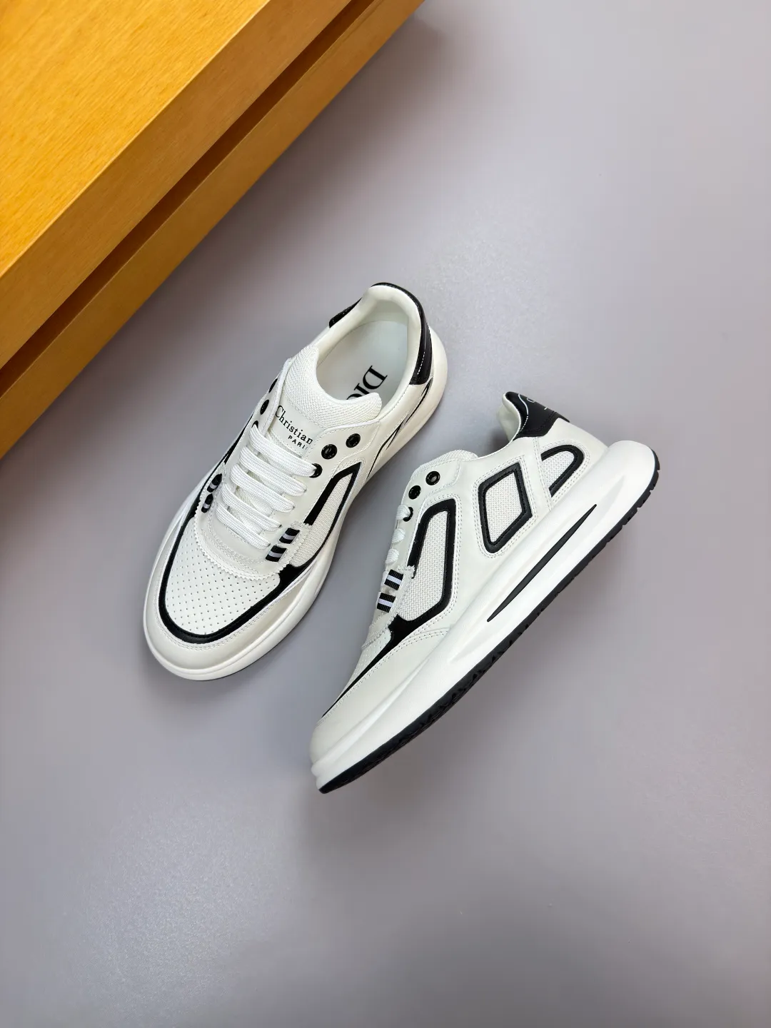 [Dior] Dior P780 men's shoes 💰 - High-end quality original order·Casual sports shoes - Upper: 🔝Nappa calfskin, perforated calfskin, brand high mercerized canvas, tongue. Heel. Silk screen high frequency brand logo - Inner: water-dyed cowhide, foot pad; brand canvas - Outsole: ultra-light TPU. Rubber foam; two-color molded outsole -Ultra-high quality control·Fine workmanship: outstanding (high-end·nobility·grade) -Size: 39-44 (38, 45, can be customized)·DR0181